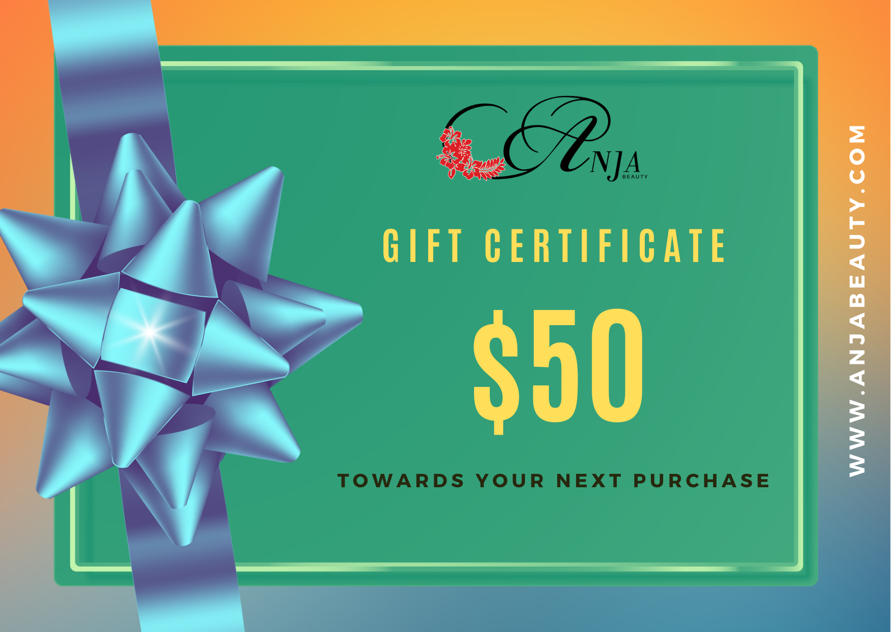 Anja Beauty Gift Certificate